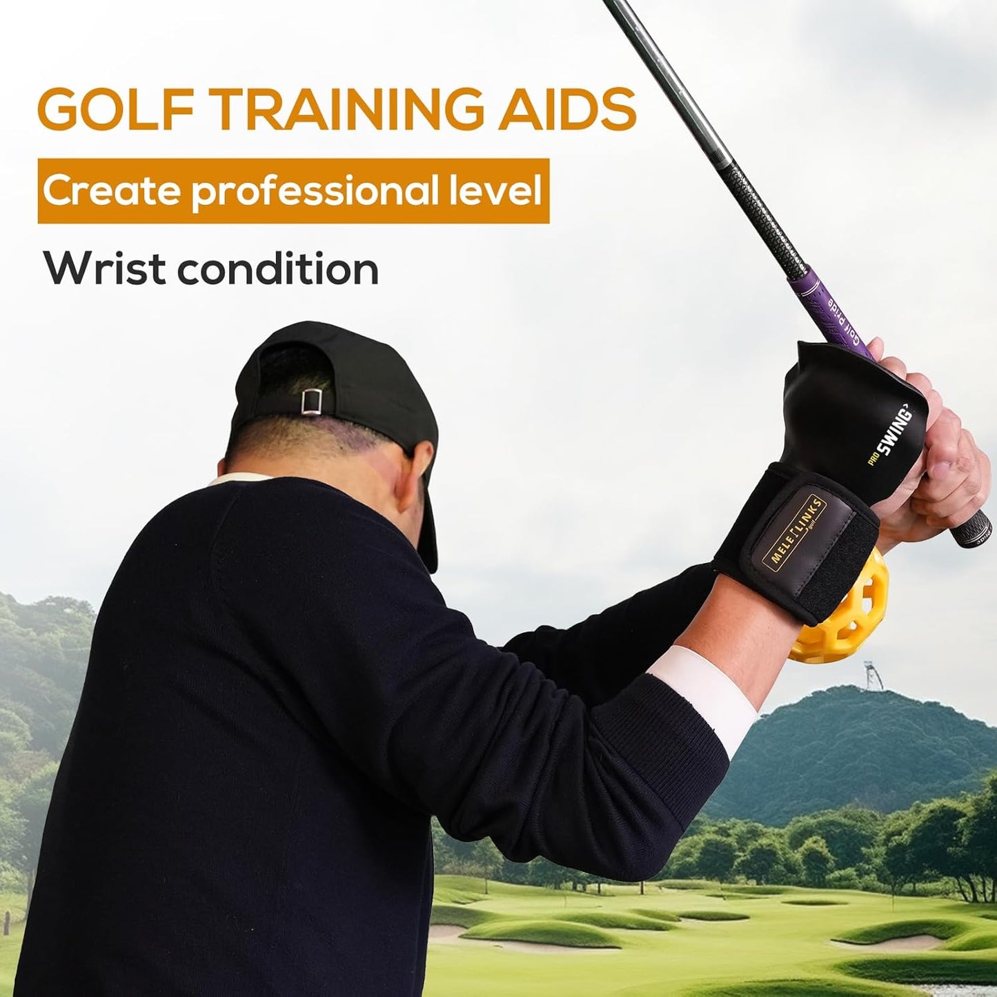 Professional Golf Swing Training Aid and Grip Trainer Ball