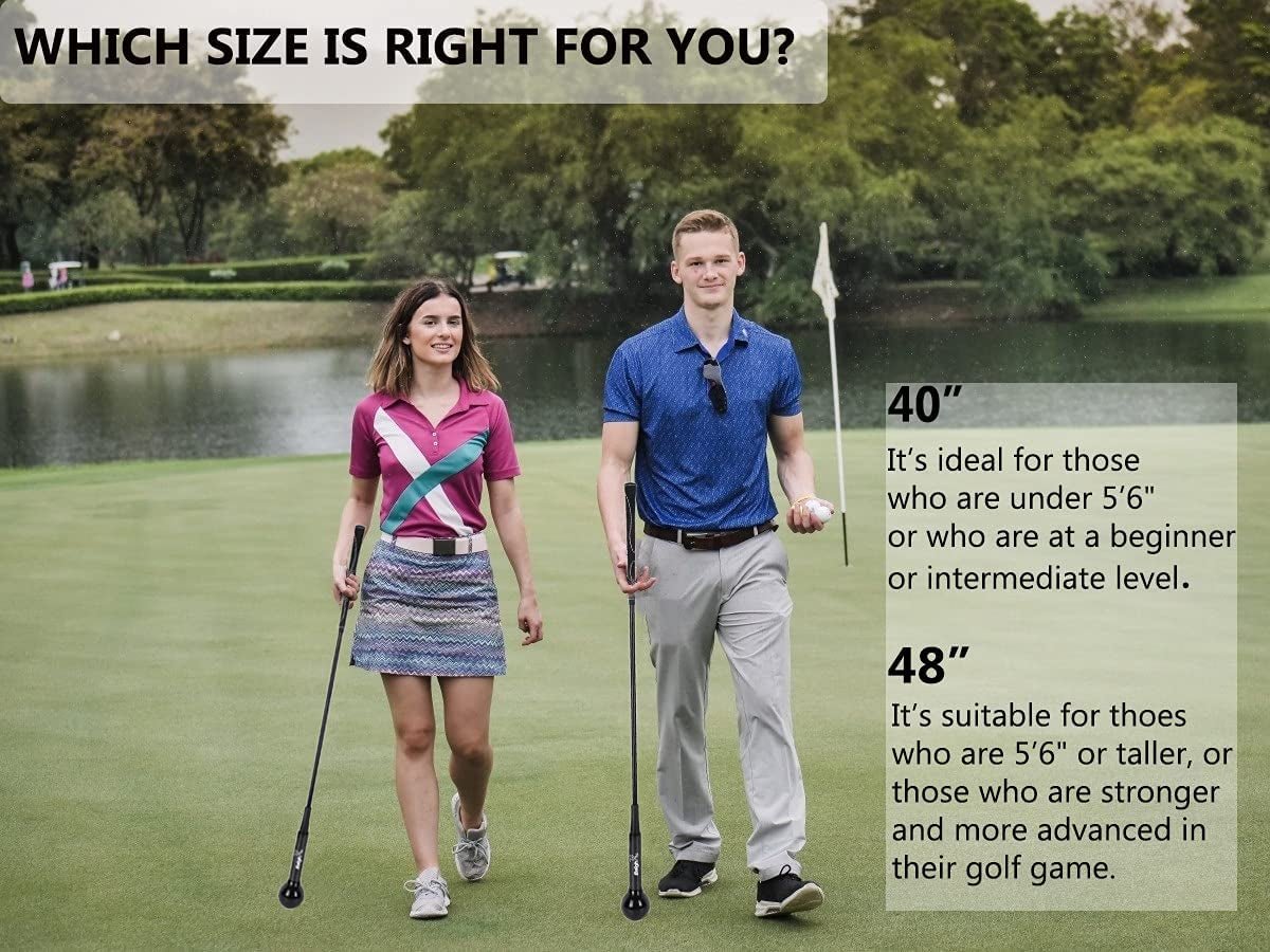 Professional Golf Swing Training Aid for Strength, Flexibility, and Tempo Enhancement for Men and Women