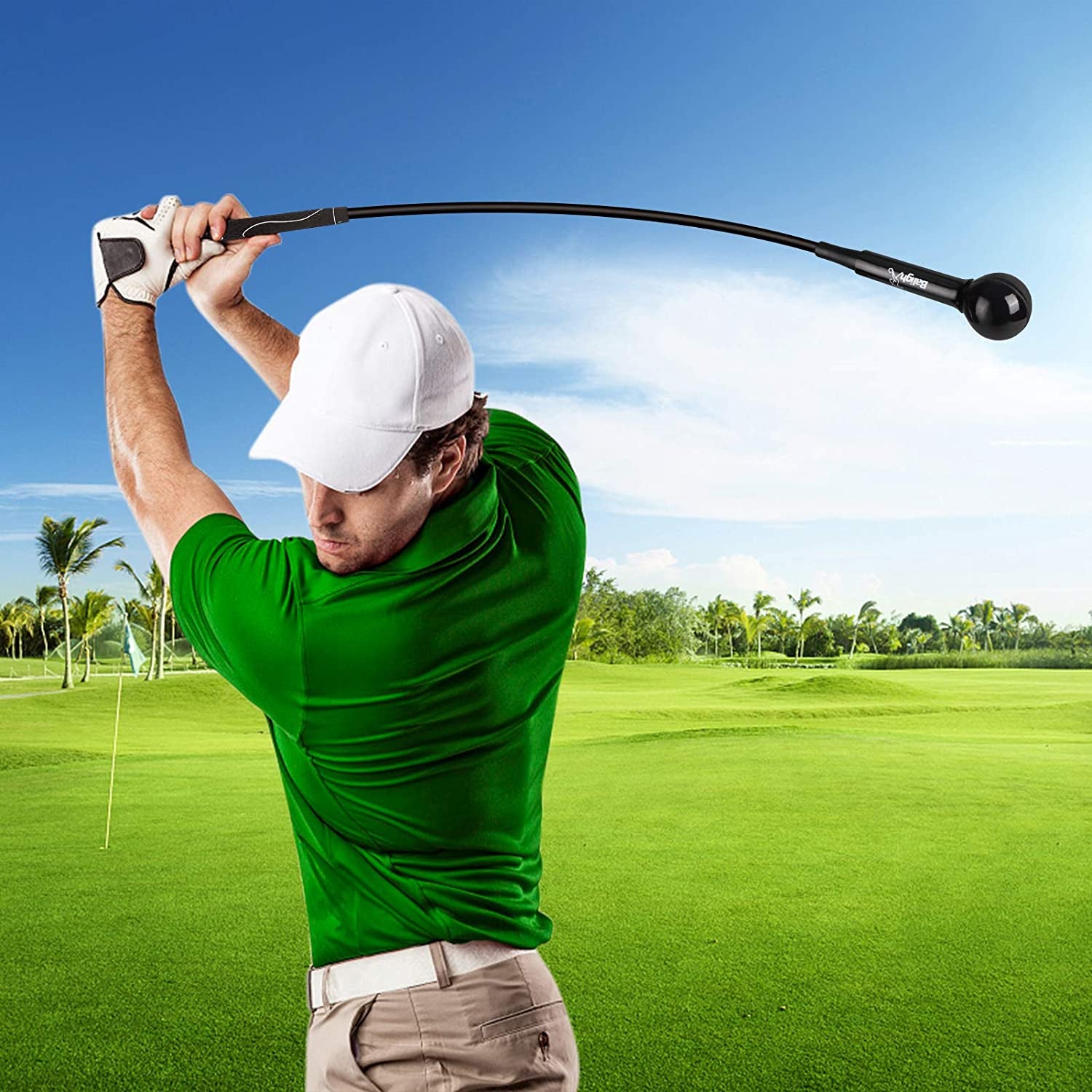 Professional Golf Swing Training Aid for Strength, Flexibility, and Tempo Enhancement for Men and Women