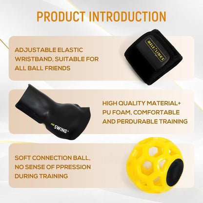 Professional Golf Swing Training Aid and Grip Trainer Ball