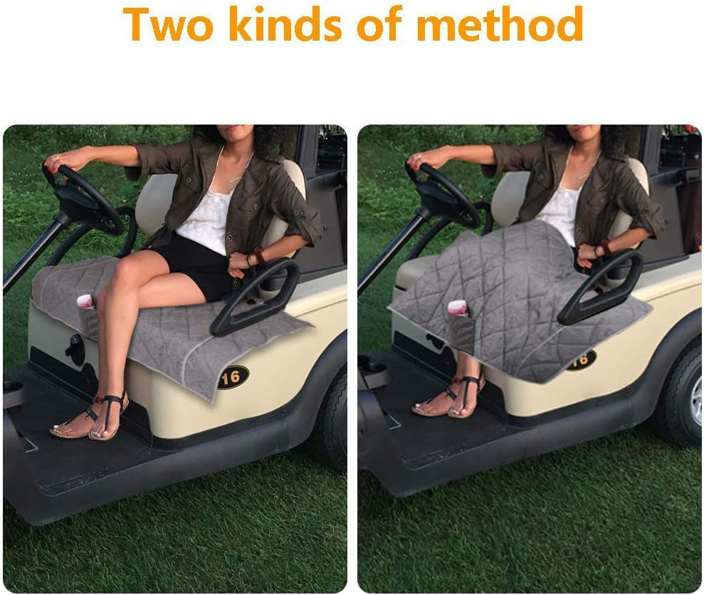 Golf Cart Seat Covers,Ezgo Seat Cover, Comfortable Golf Cart Seat Blanket, Trave
