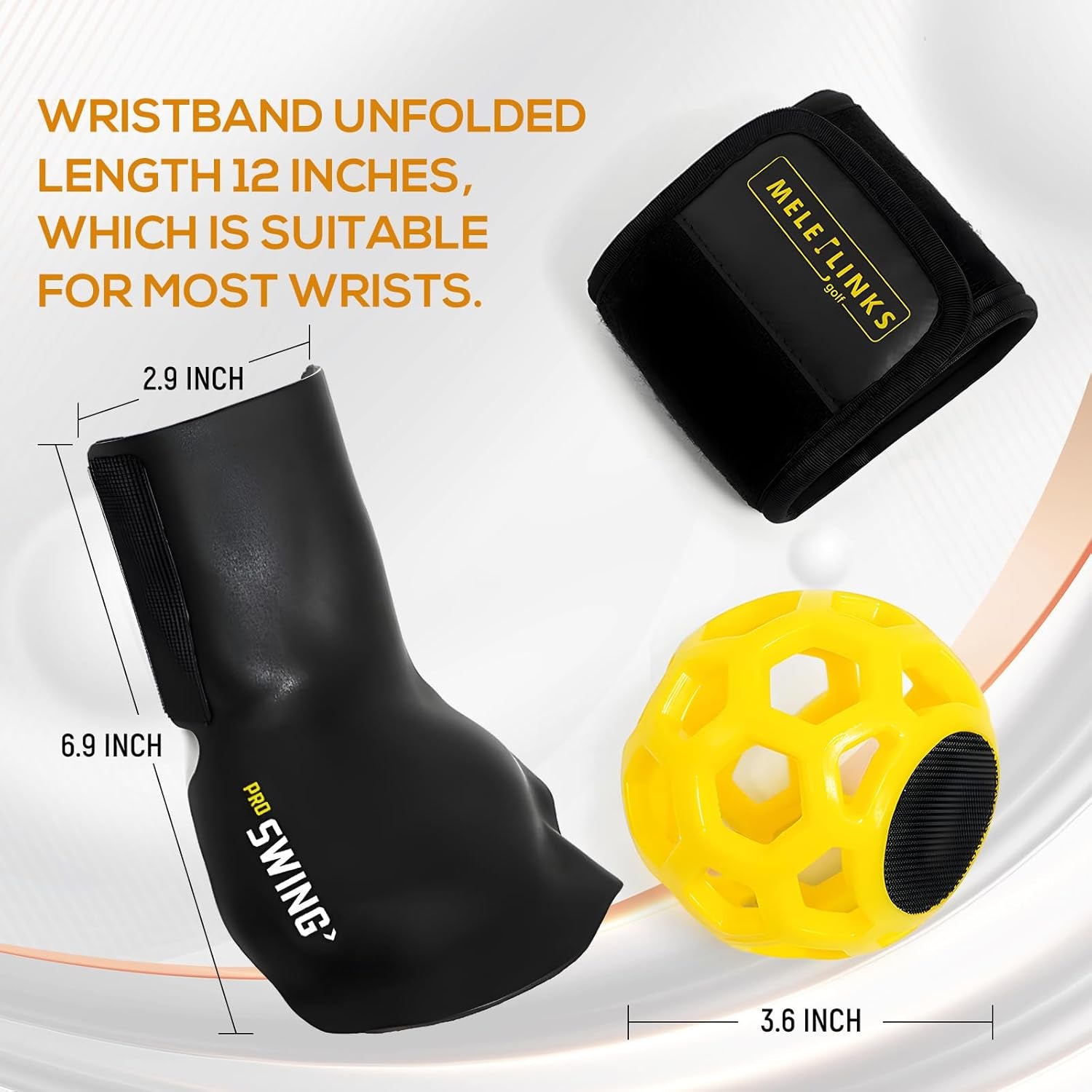 Professional Golf Swing Training Aid and Grip Trainer Ball